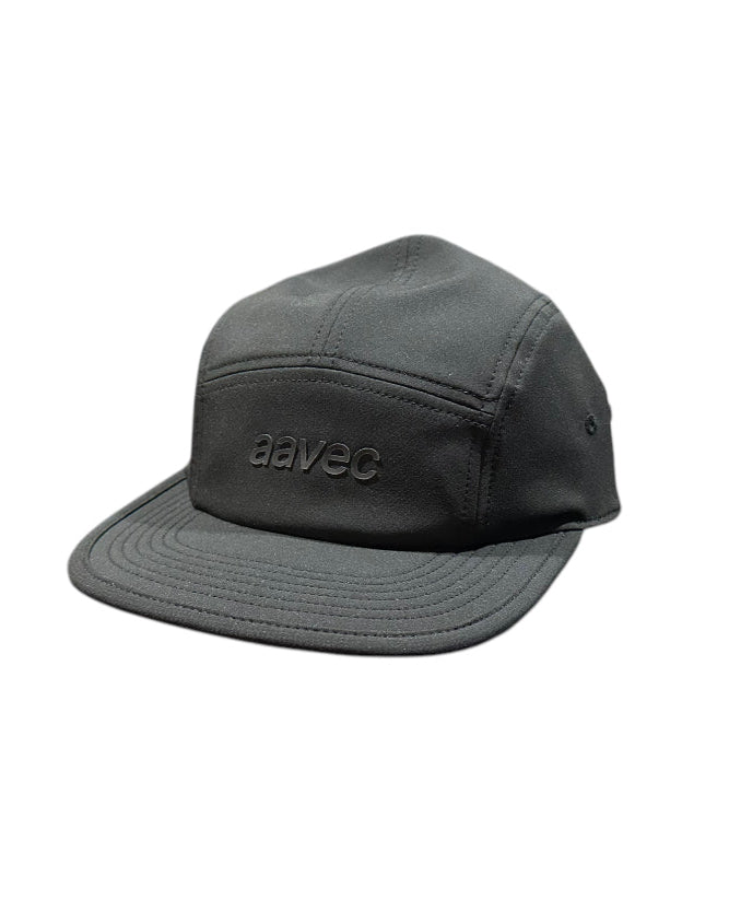 Aavec Script Logo Panel Keps - All Black