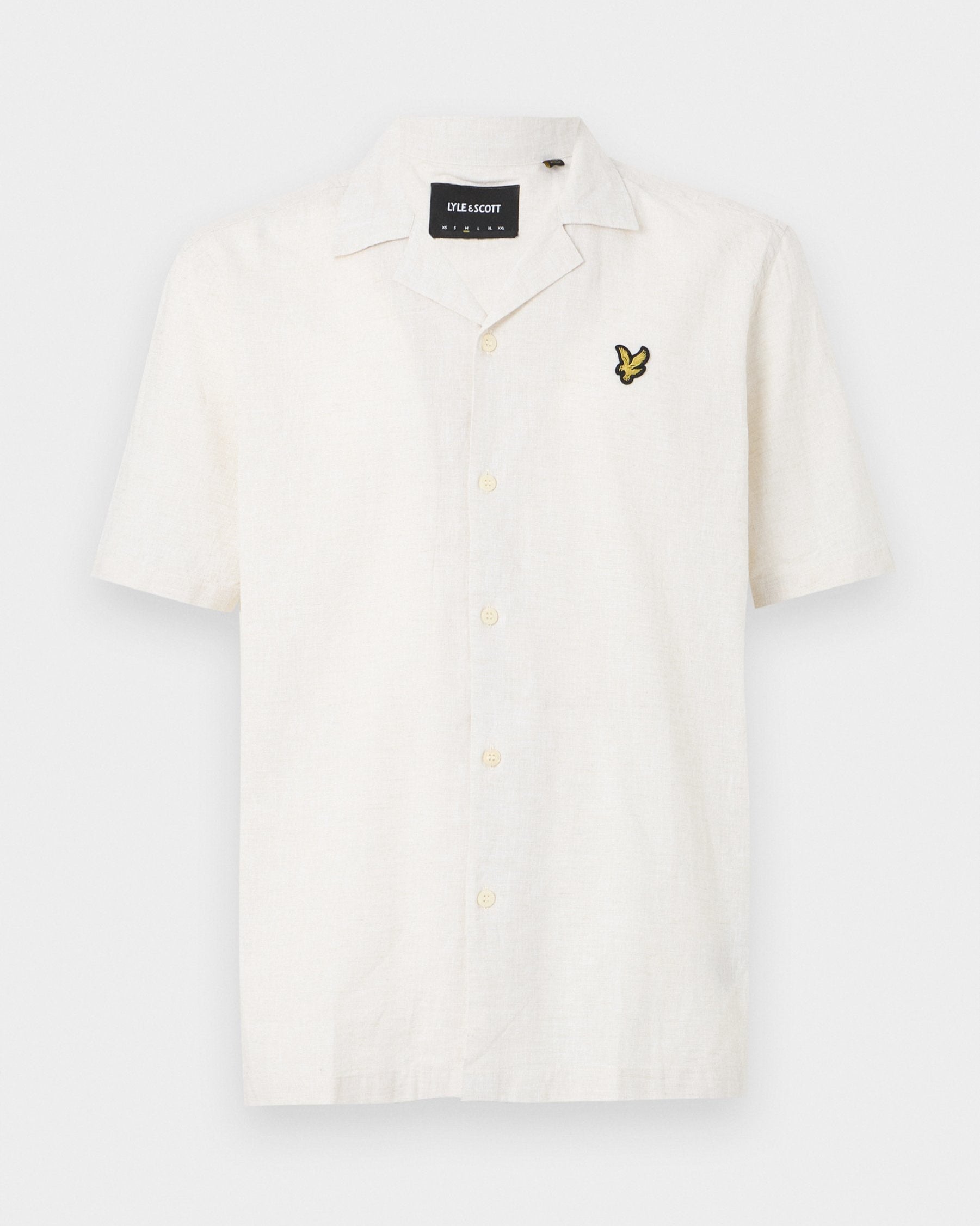 Linen Blend Oxford Revere Skjorta - Luna