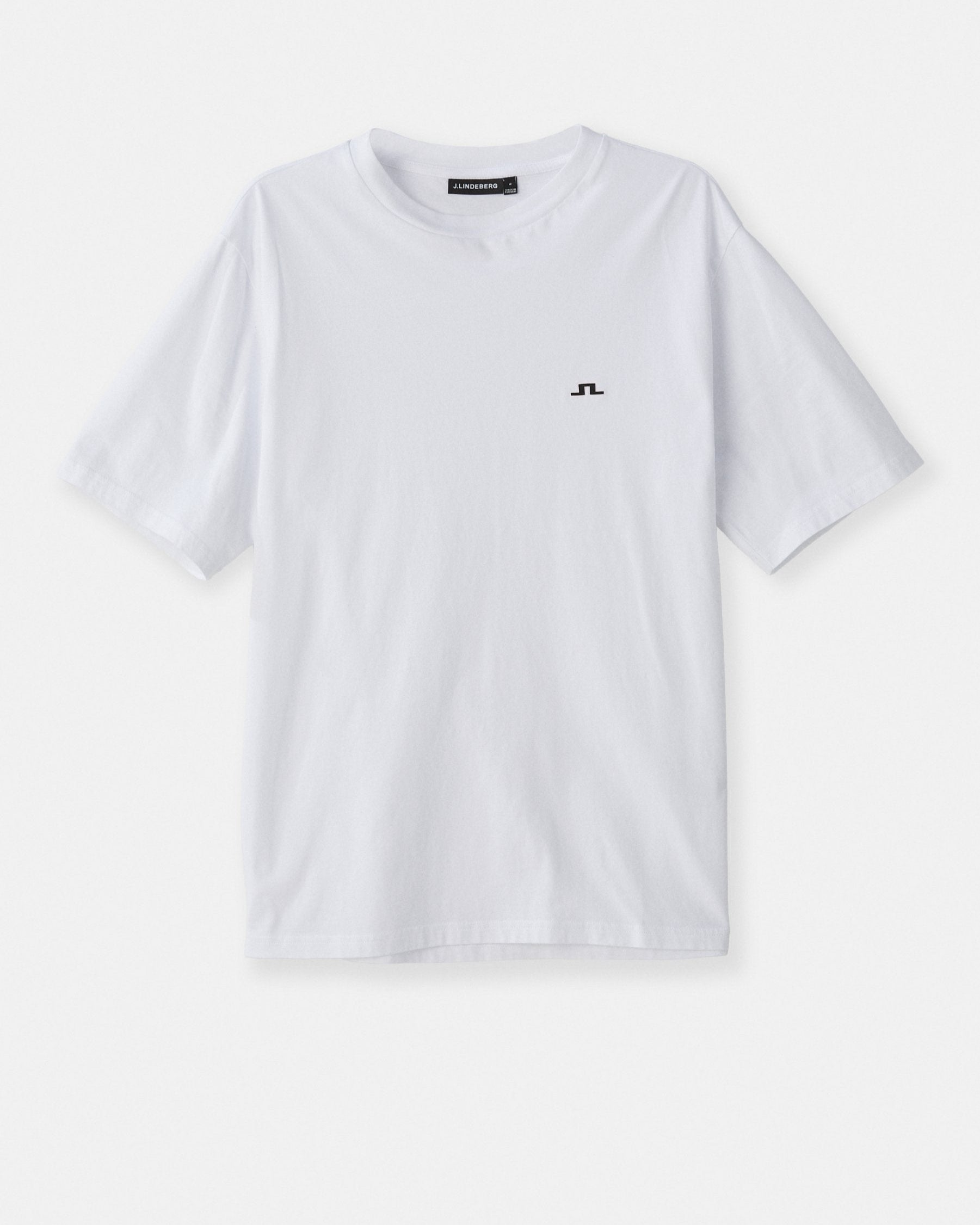 Parcy Organic Logo T-Shirt - Vit