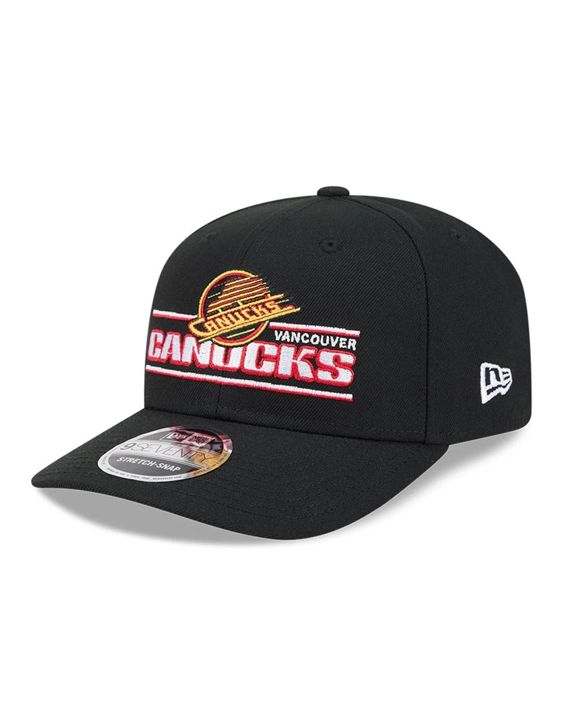 9 Seventy Stated Vancouver Canucks Keps - Svart