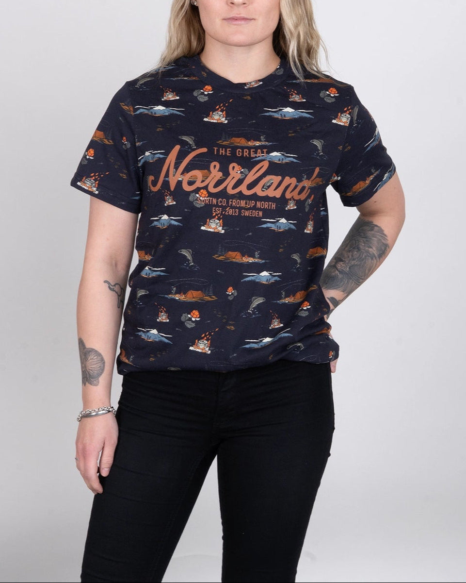 Great Norrland Trails T-Shirt - Svart
