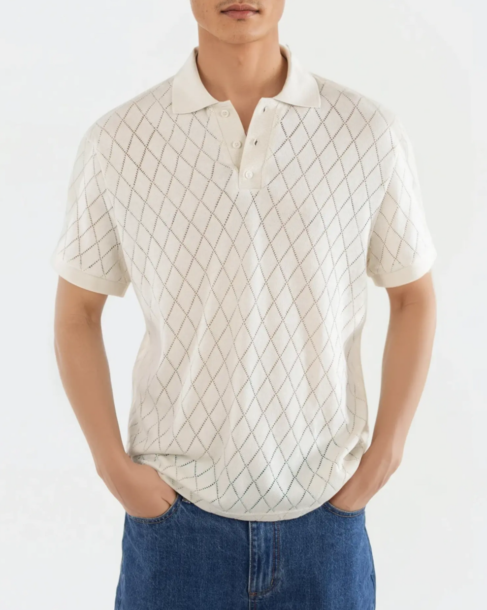 Nilo Crochet Skjorta - Off White