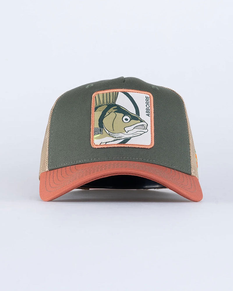 Abborre Trucker Hooked Keps - Flerfärgad