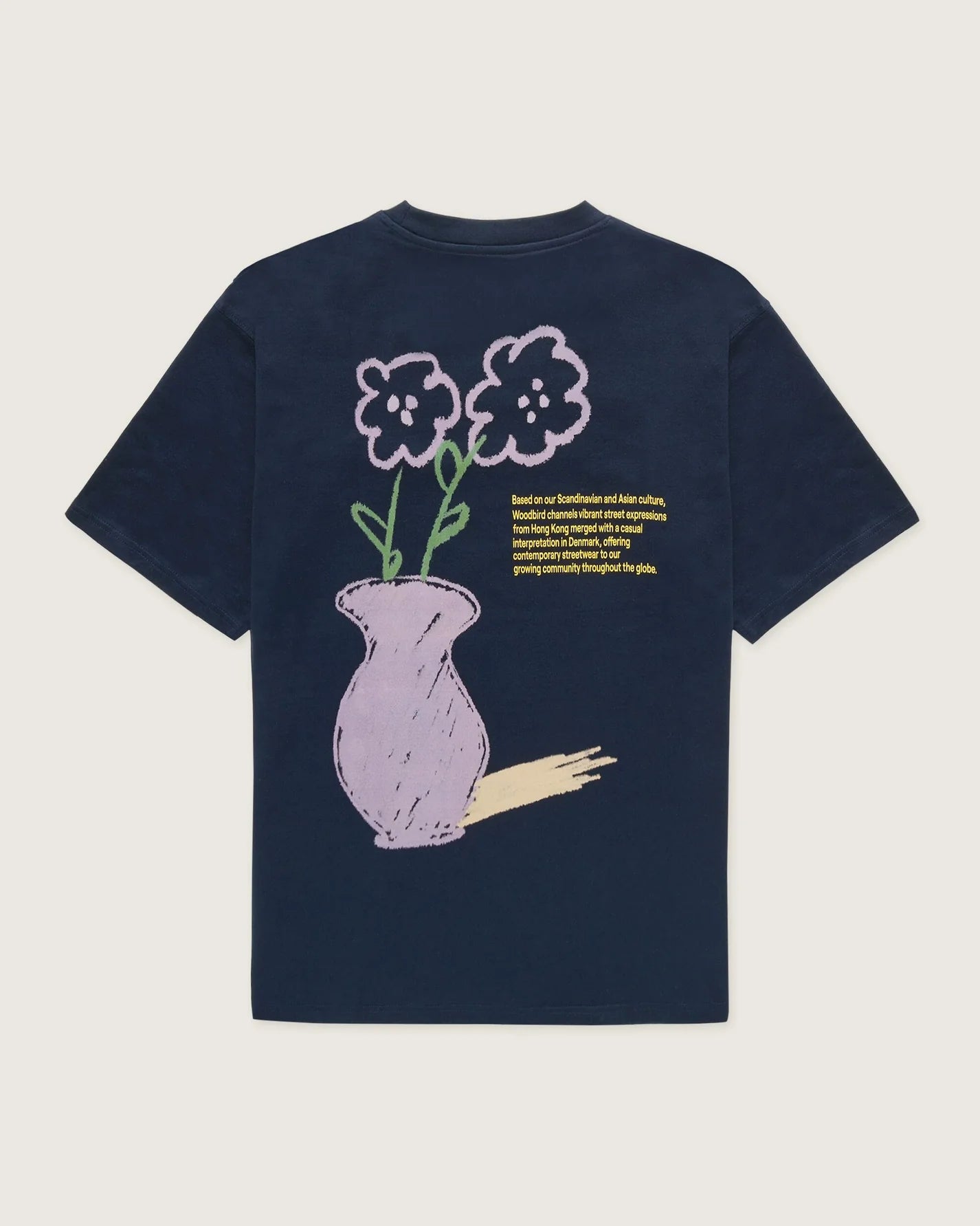 Baine Cray T-Shirt - Marinblå