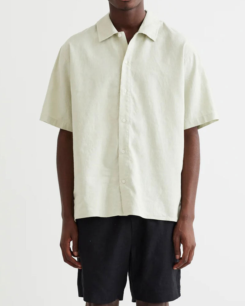 Banks Linen Skjorta - Mint Green