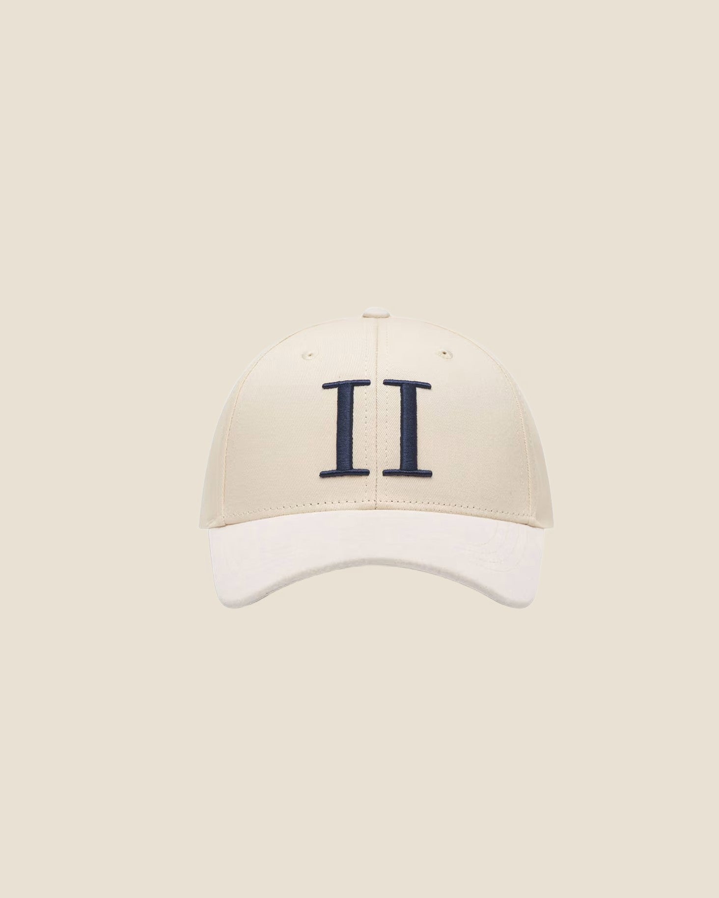 Baseball Cap Suede II Keps - Ivory/Dark Navy