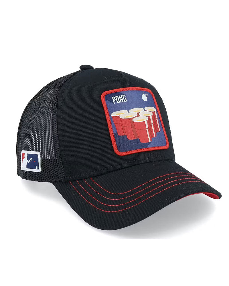 Beer Pong Trucker Keps - Svart