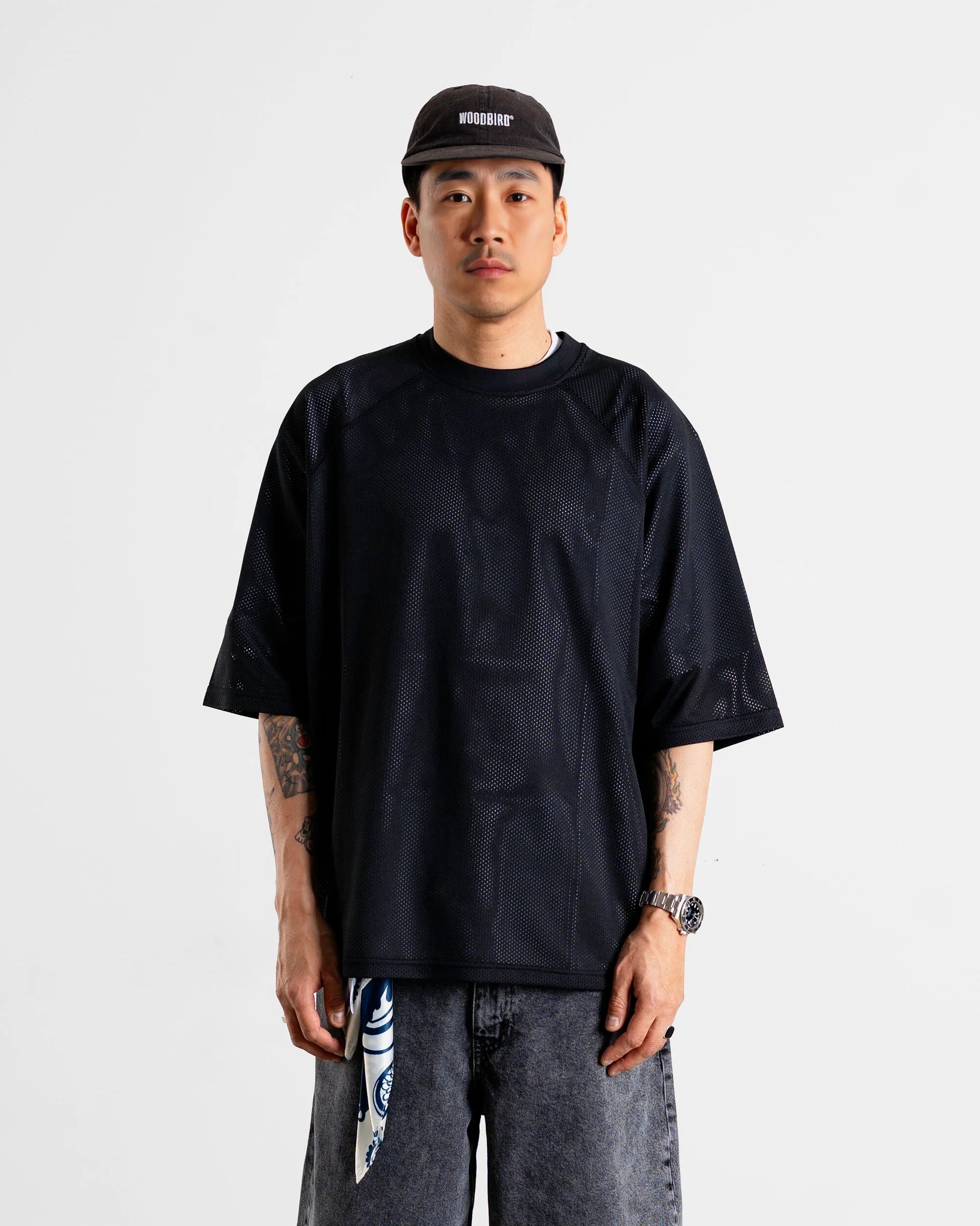 Blake Mesh T-Shirt - Svart