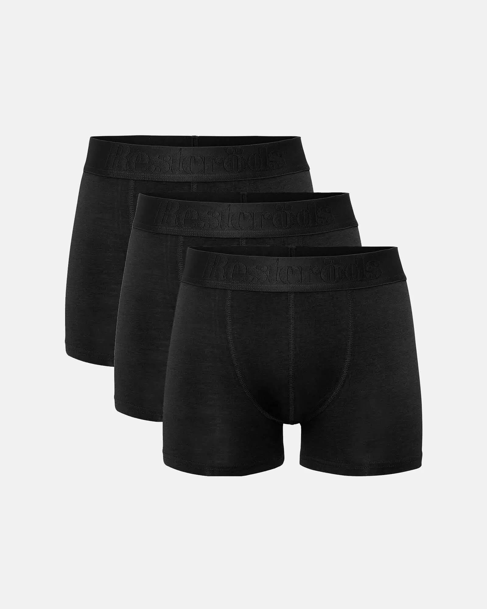 Boxer Bamboo 3 Pack Kalsonger - Svart