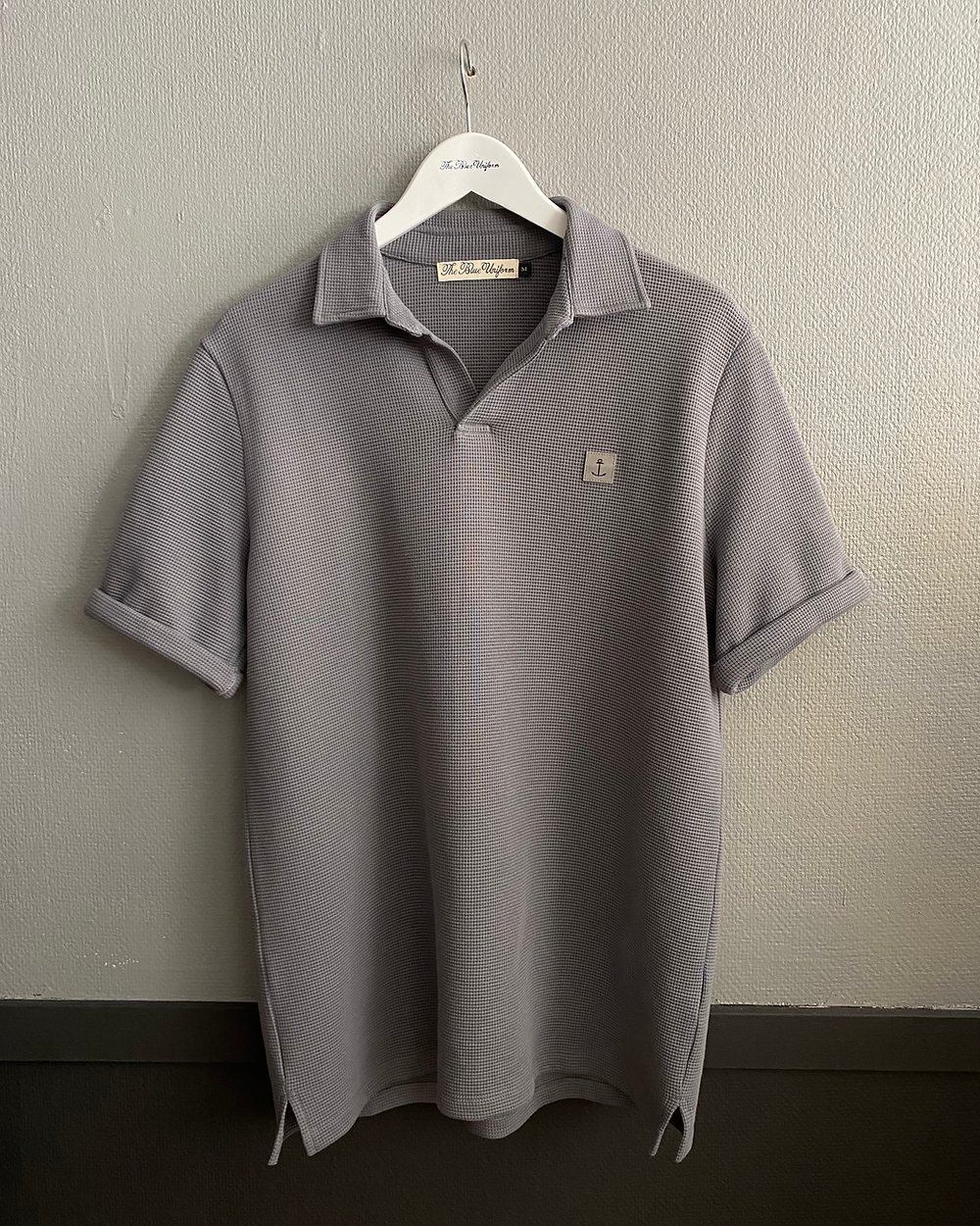 Waffle Polo Pikétröja - Dark Grey