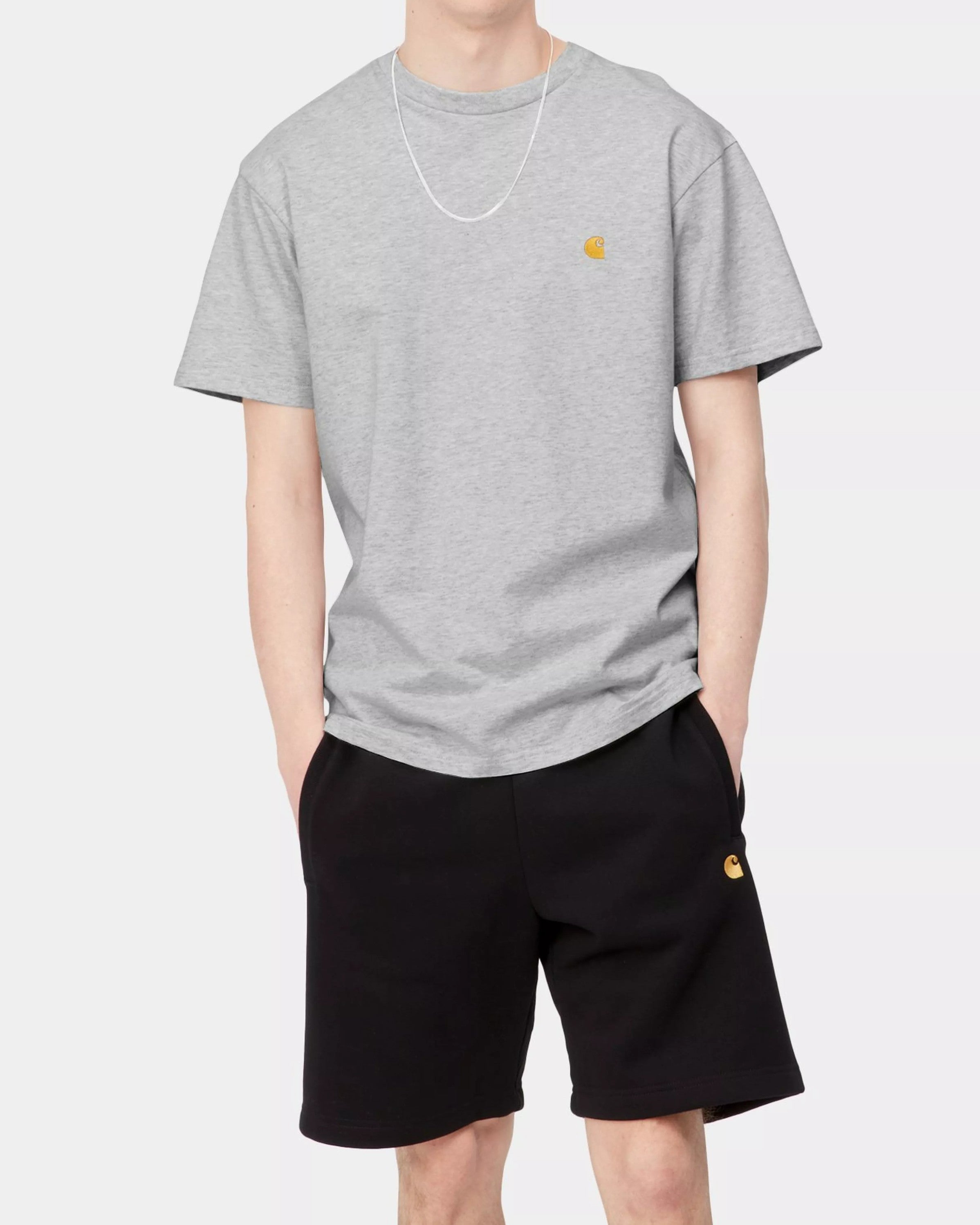 Chase T-Shirt - Ash Heather/Gold