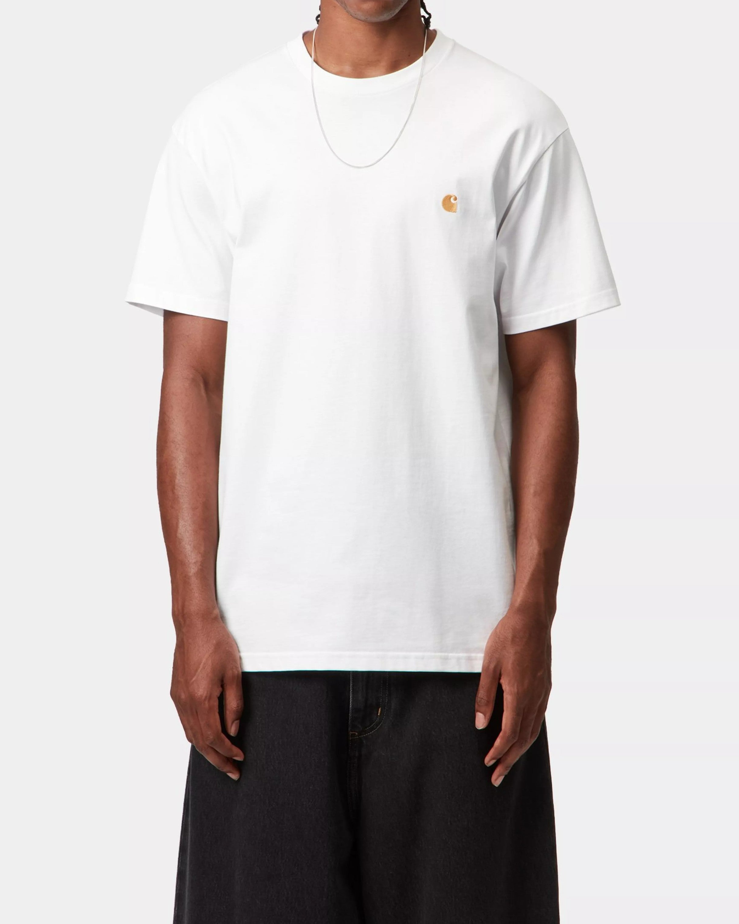 Chase T-Shirt - White/Gold
