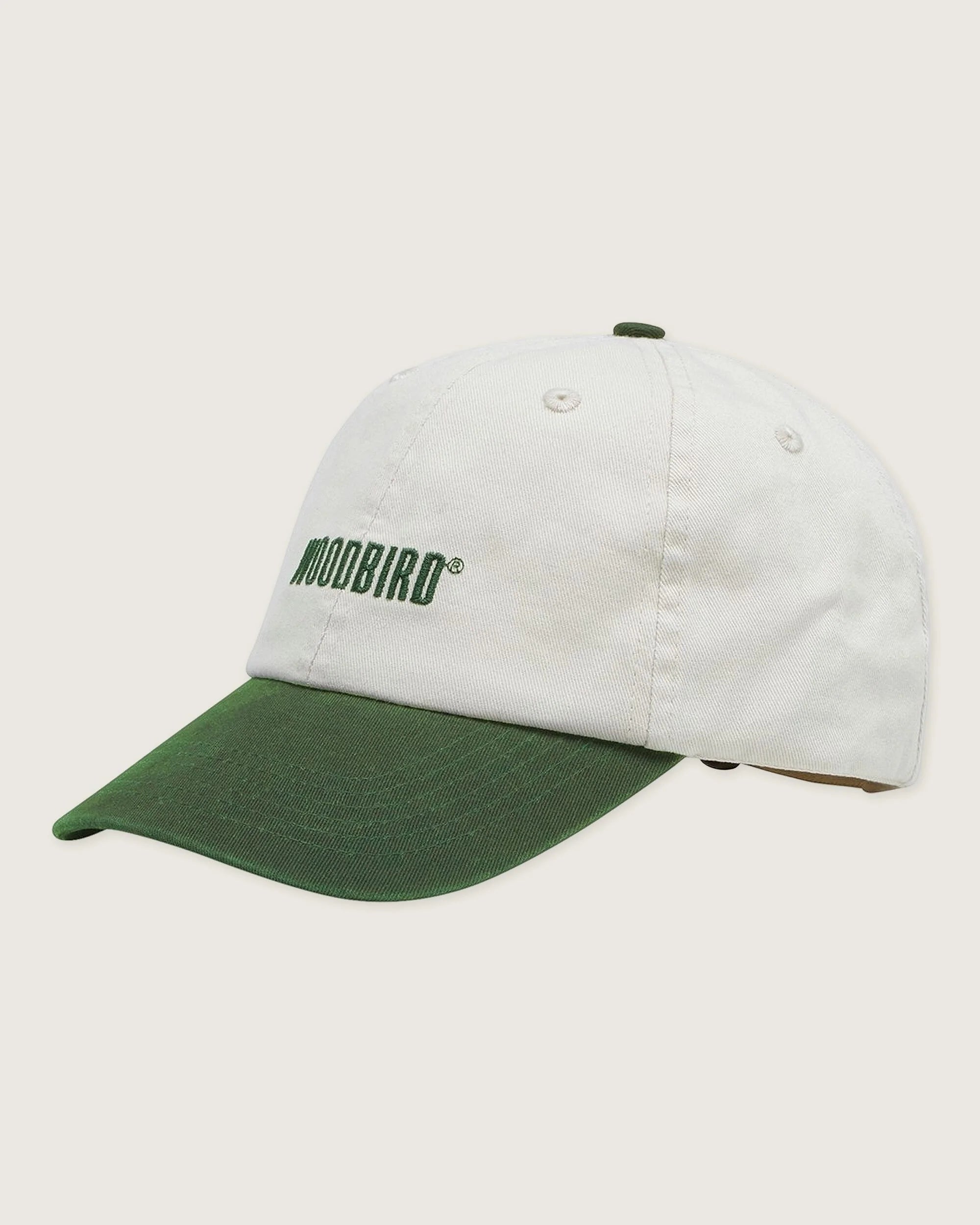 Core Twill Keps - Off White/Army