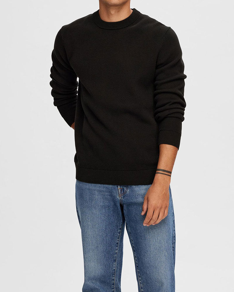 Dane Structure Full Zip Tröja - Svart