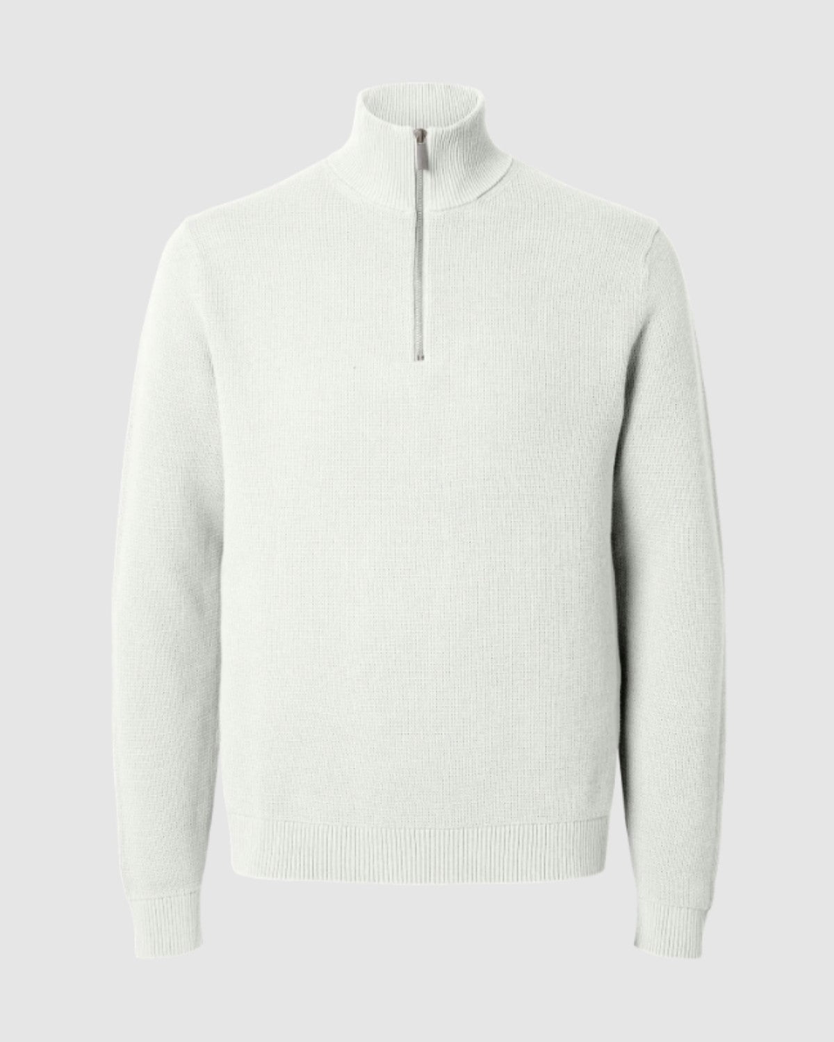 Dane Structure Half Zip Tröja - Bright White