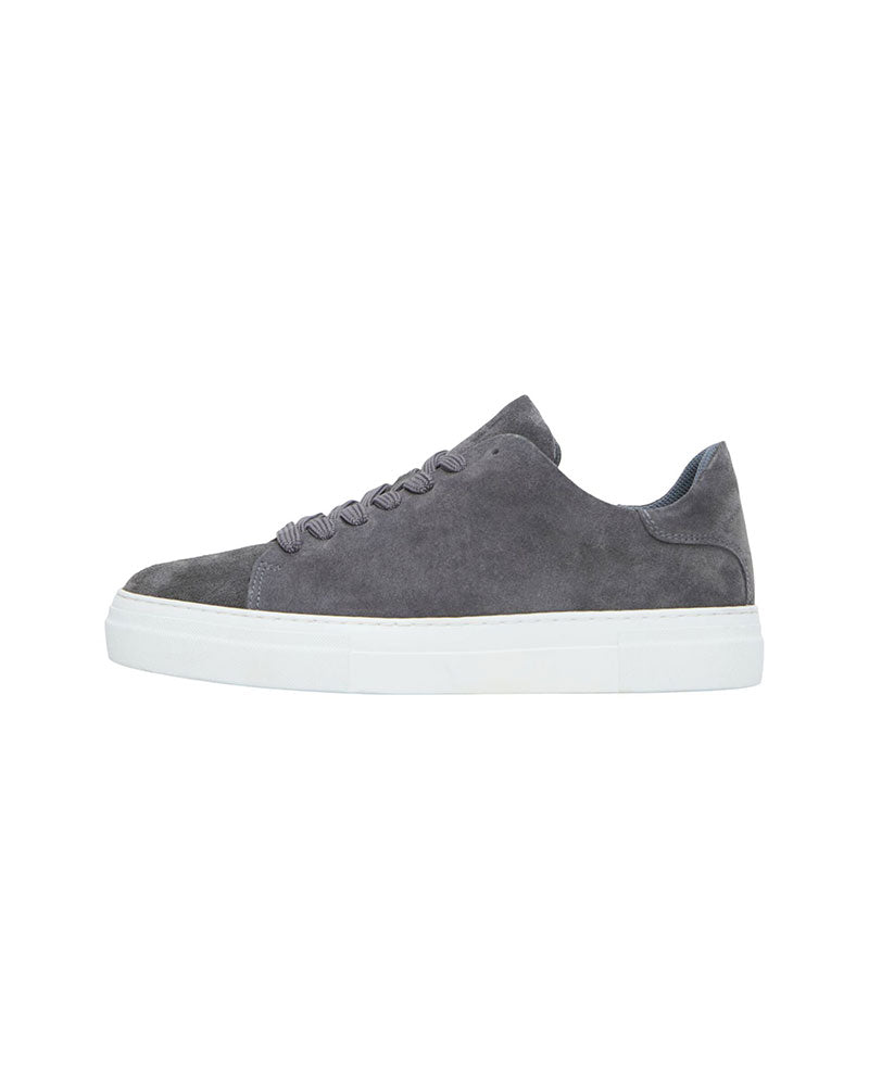 David Chunky Clean Suede Sneakers - Dark Grey