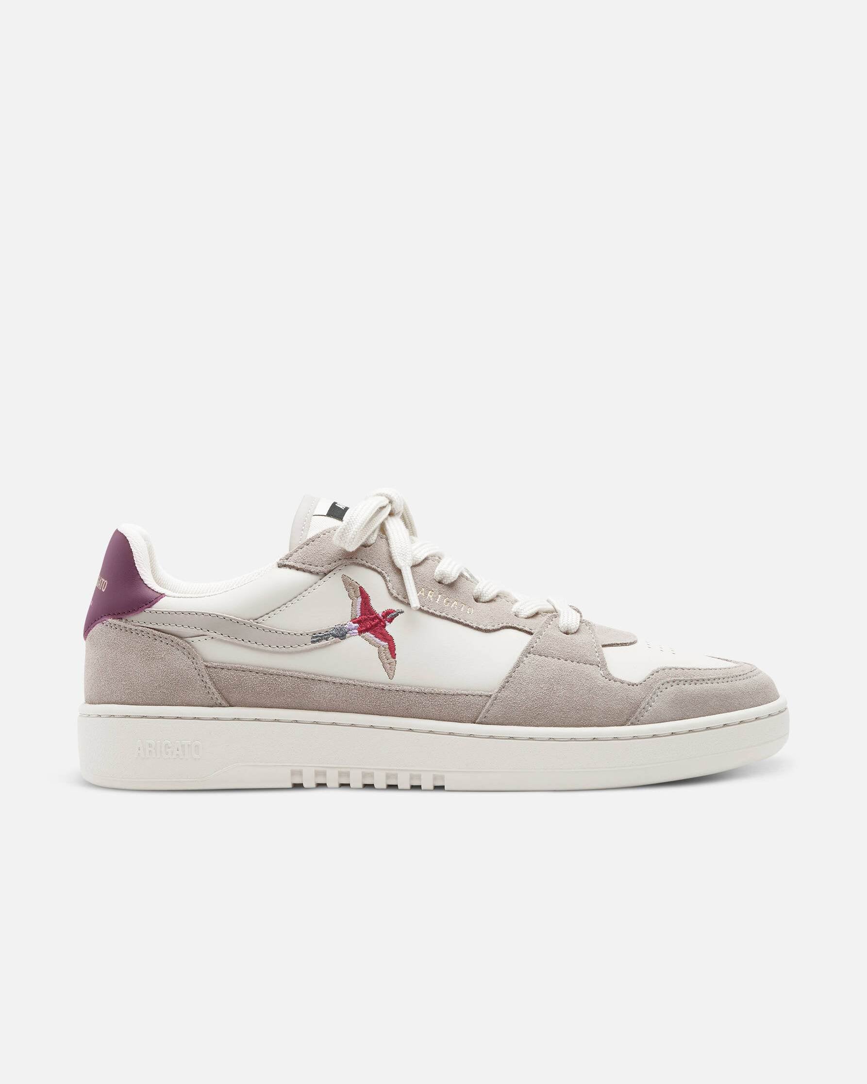Dice Lo Bee Bird Sneakers - Light Beige/Dark Burgundy