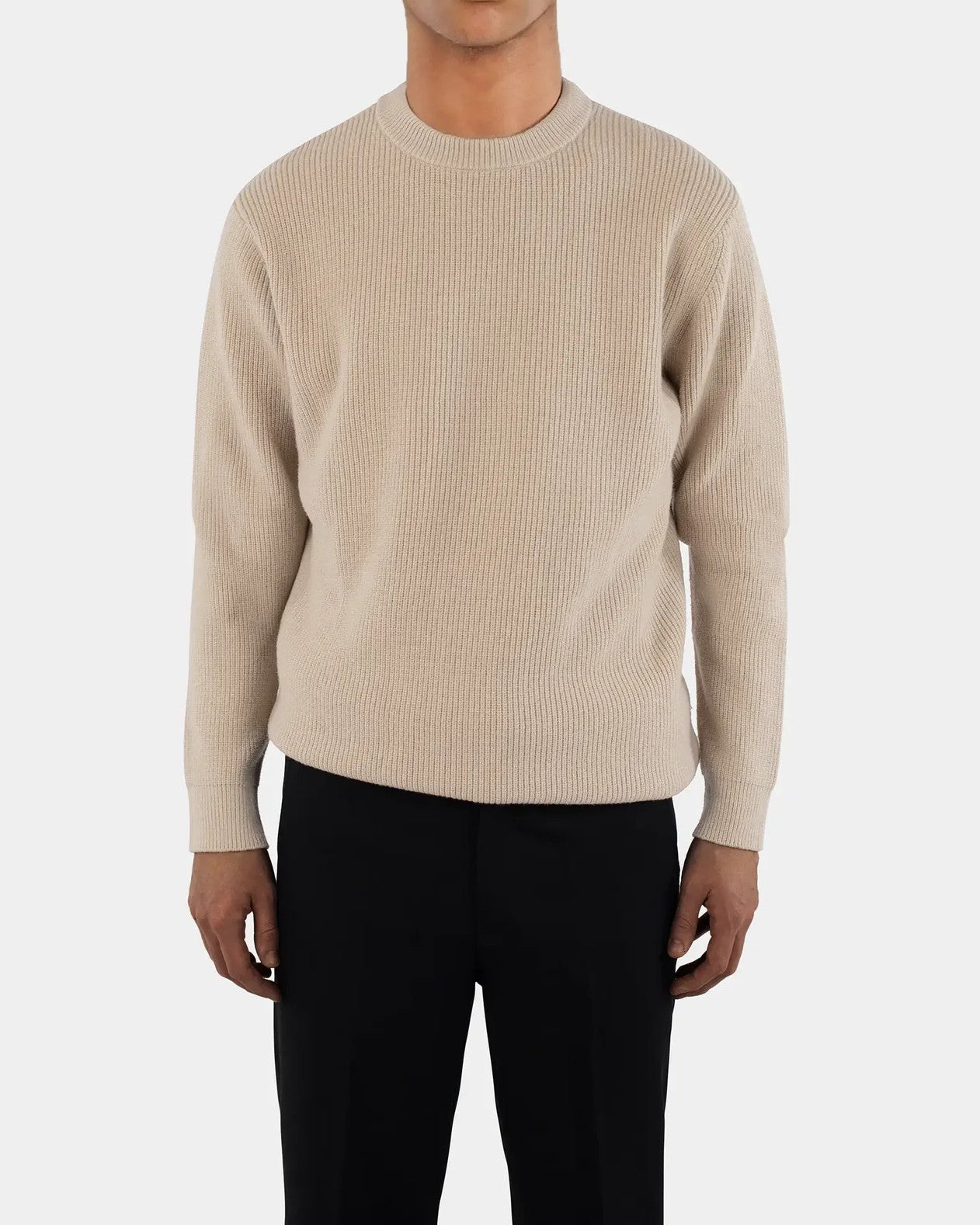 Eddie Knitted Tröja - Sand