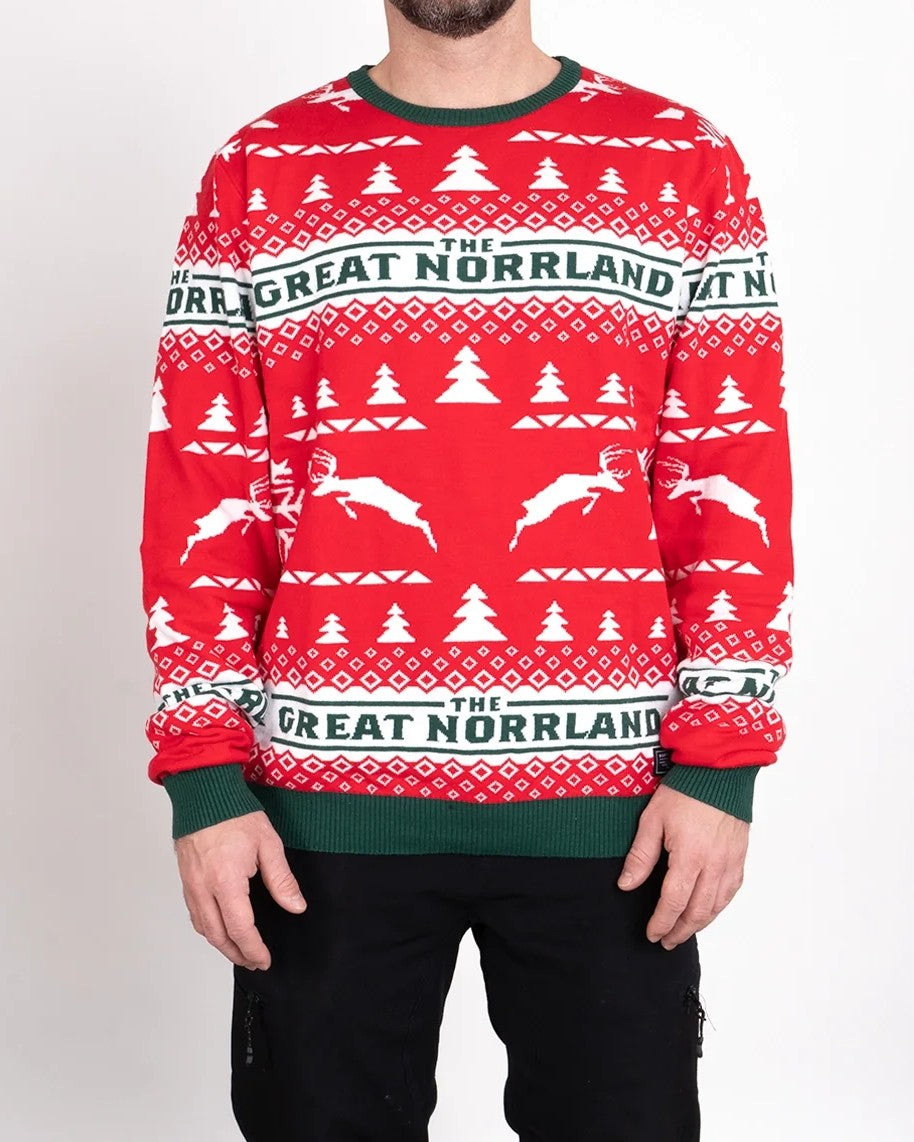 Great Norrland Jul Tröja - Red
