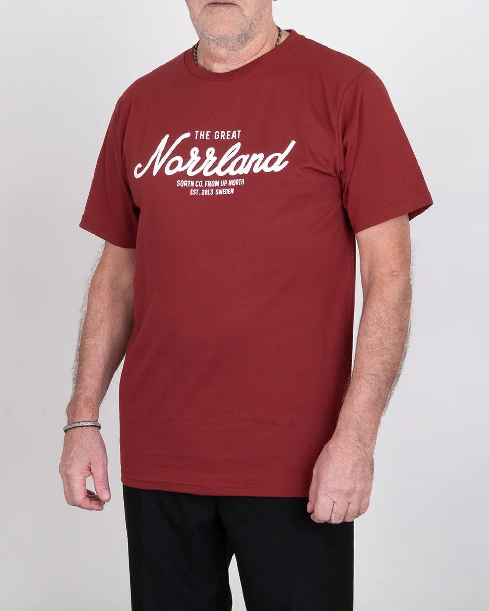 The Great Norrland T-Shirt - Autumn Red