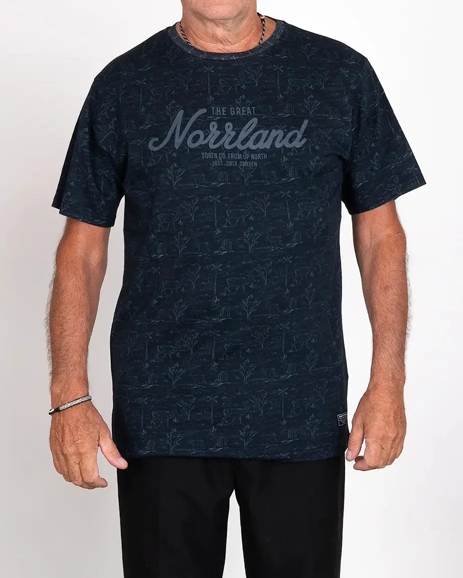 Great Norrland Fjälljock T-Shirt - Navy