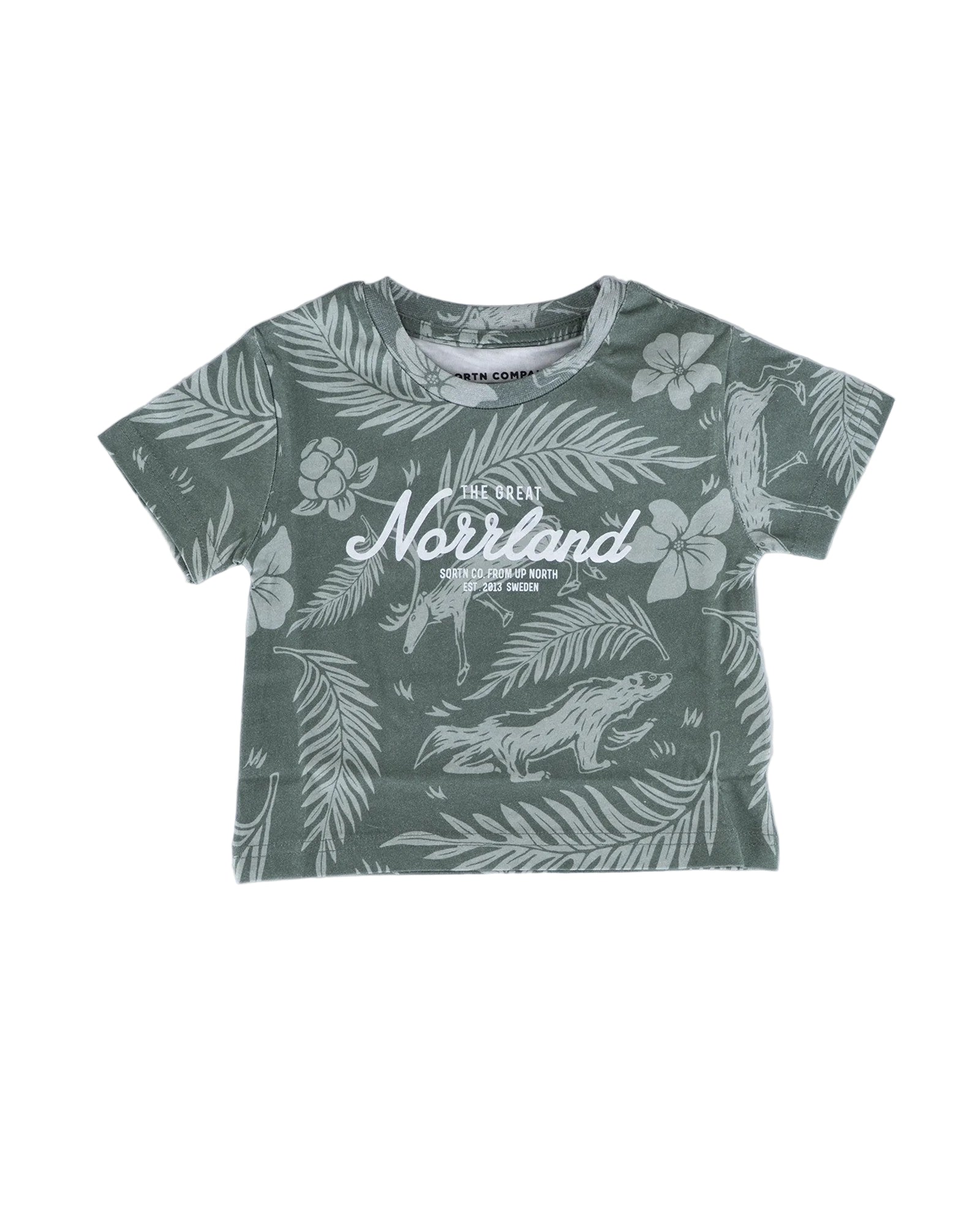 Great Norrland Kids Järven T-Shirt - Olive