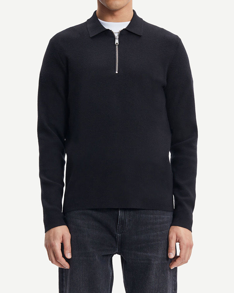Guna Half Zip Tröja - Svart