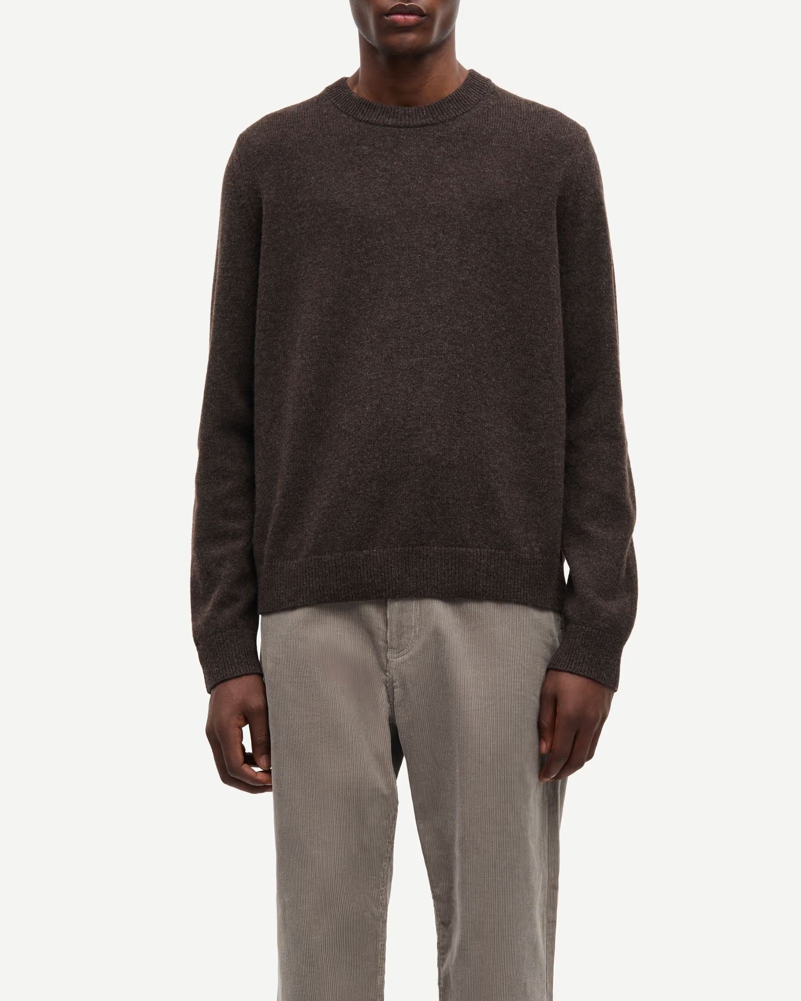 Isak Knit Sweater - Turkish Coffee