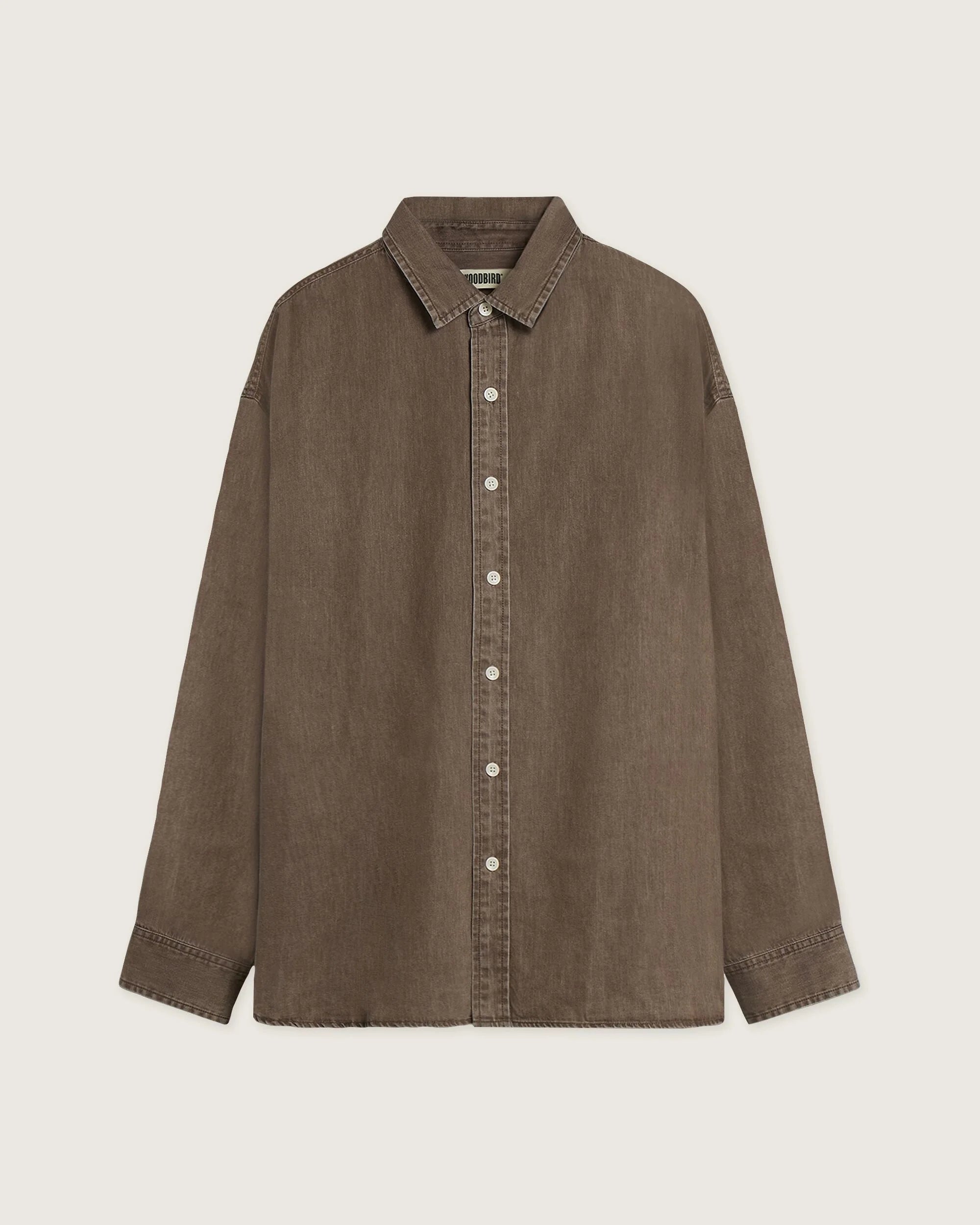 Jong Skjorta - Washed Brown