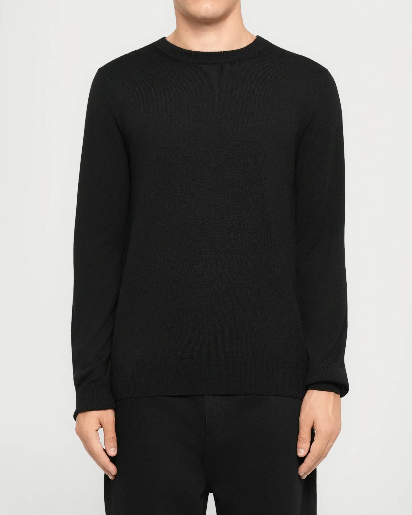Keane Merino Crew Neck - Svart