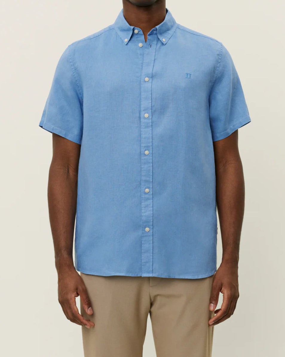 Konrad Linen SS Skjorta - Allure