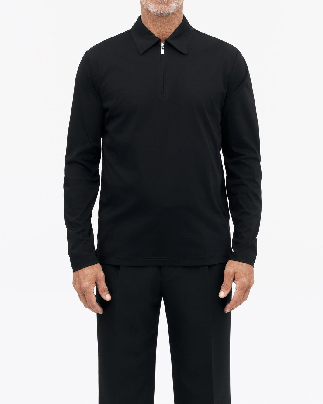 Laron Half Zip Tröja - Svart