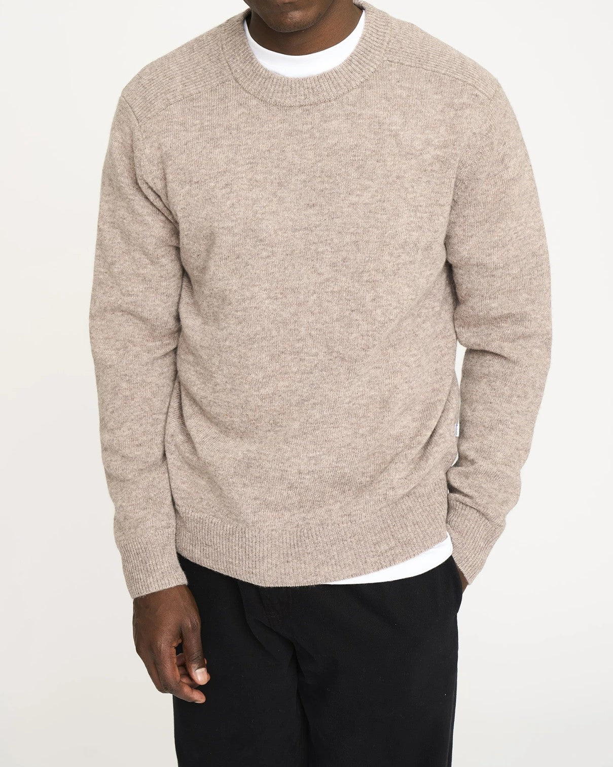Lean Pullover Tröja - Sand