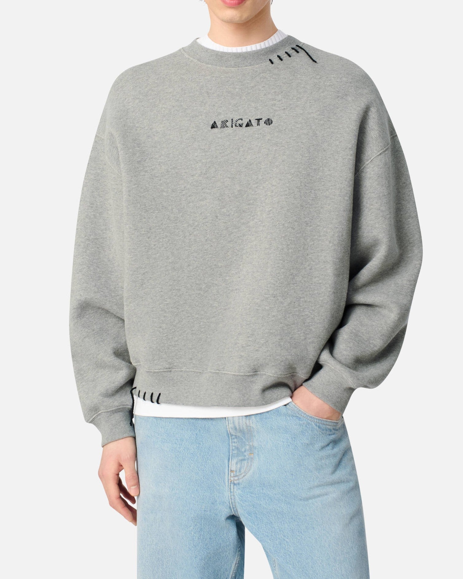 Loops Sweatshirt - Grey Melange