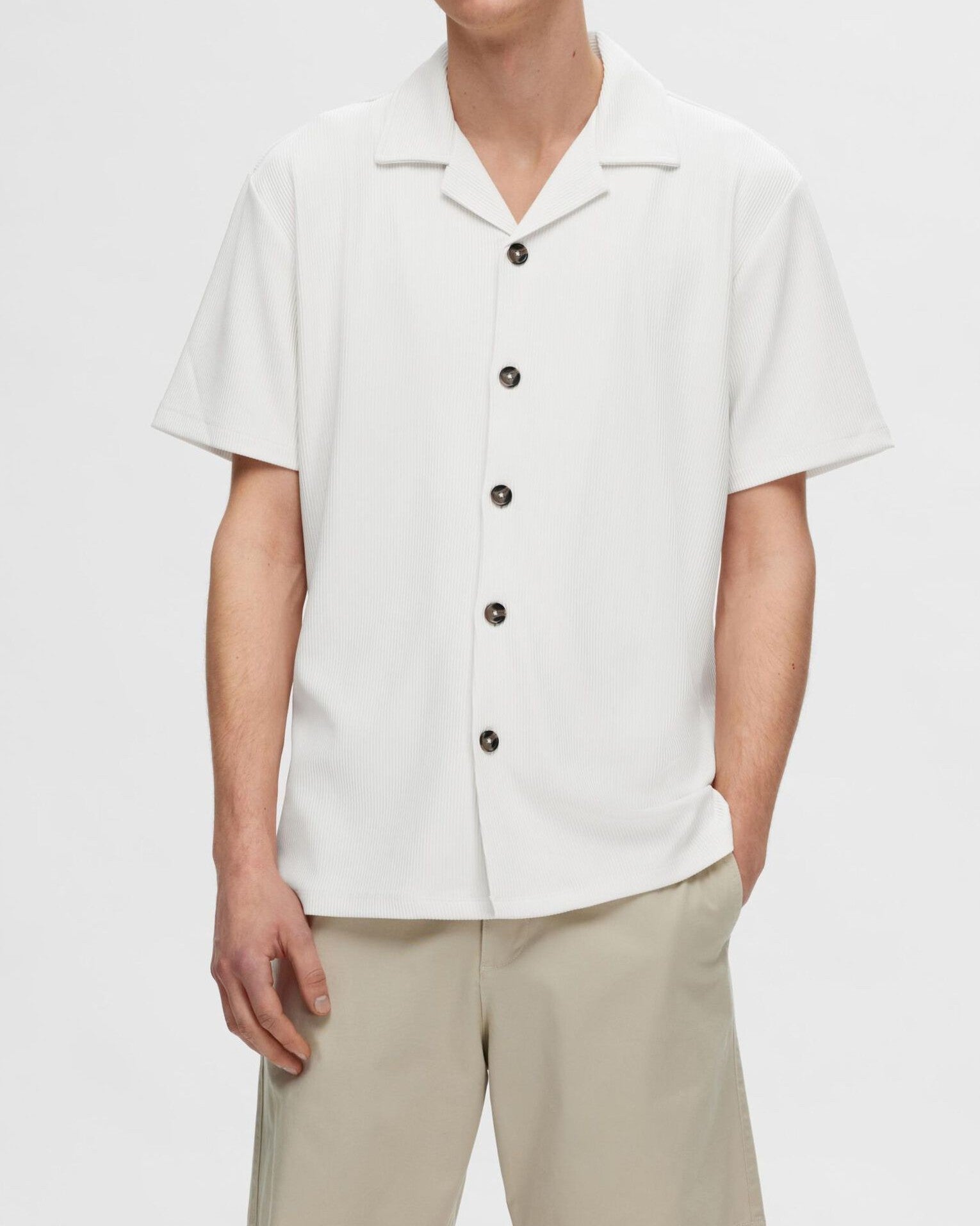 Loose Plisse Resort Skjorta