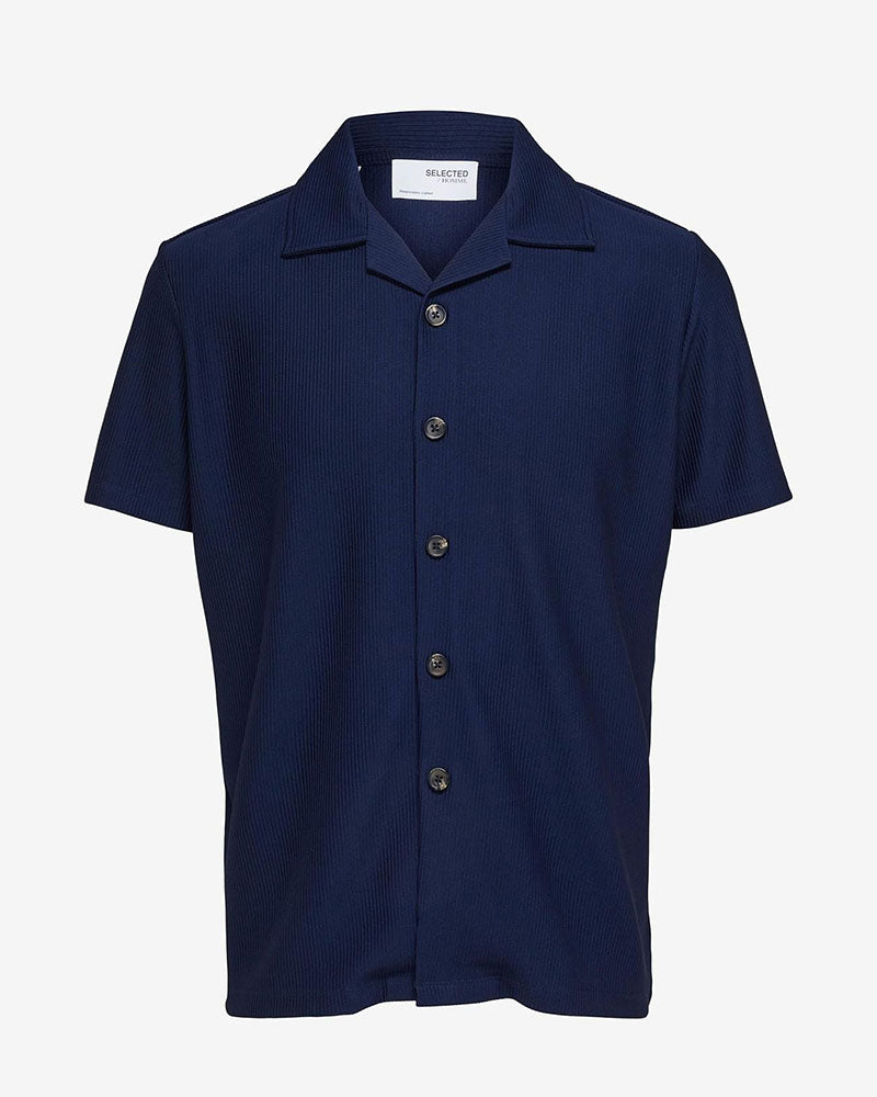 Loose Plisse Resort Skjorta