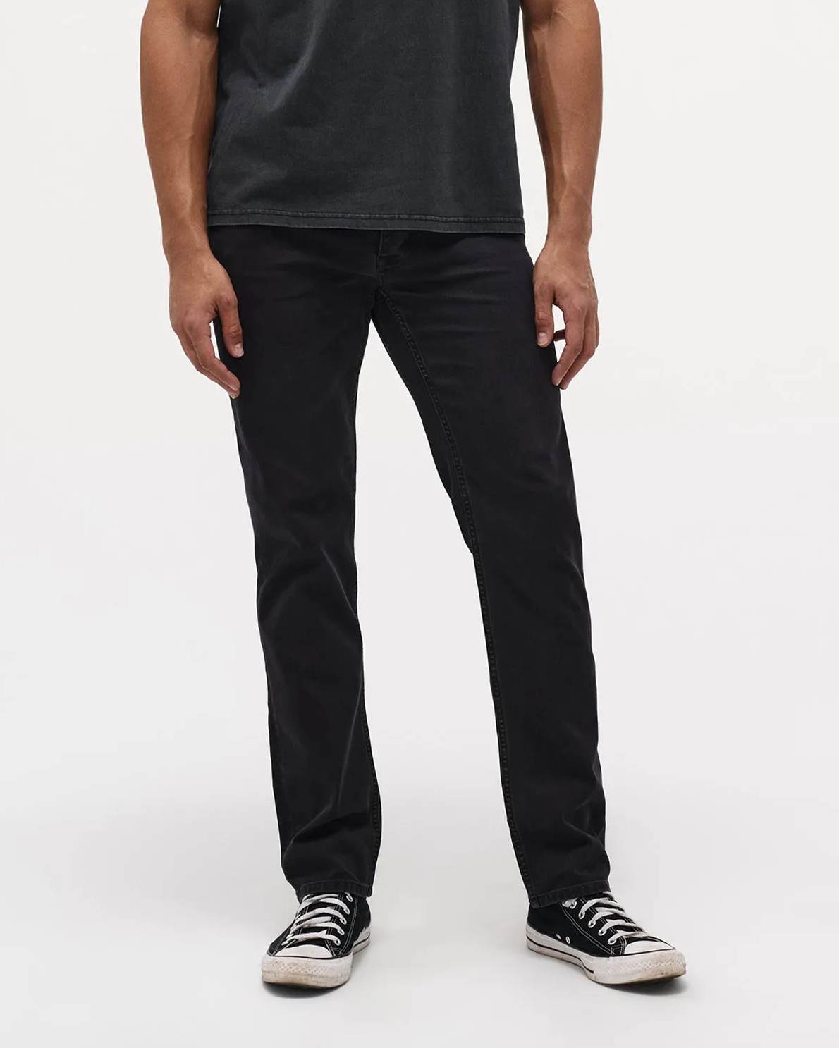Lou Straight Jeans - Nero