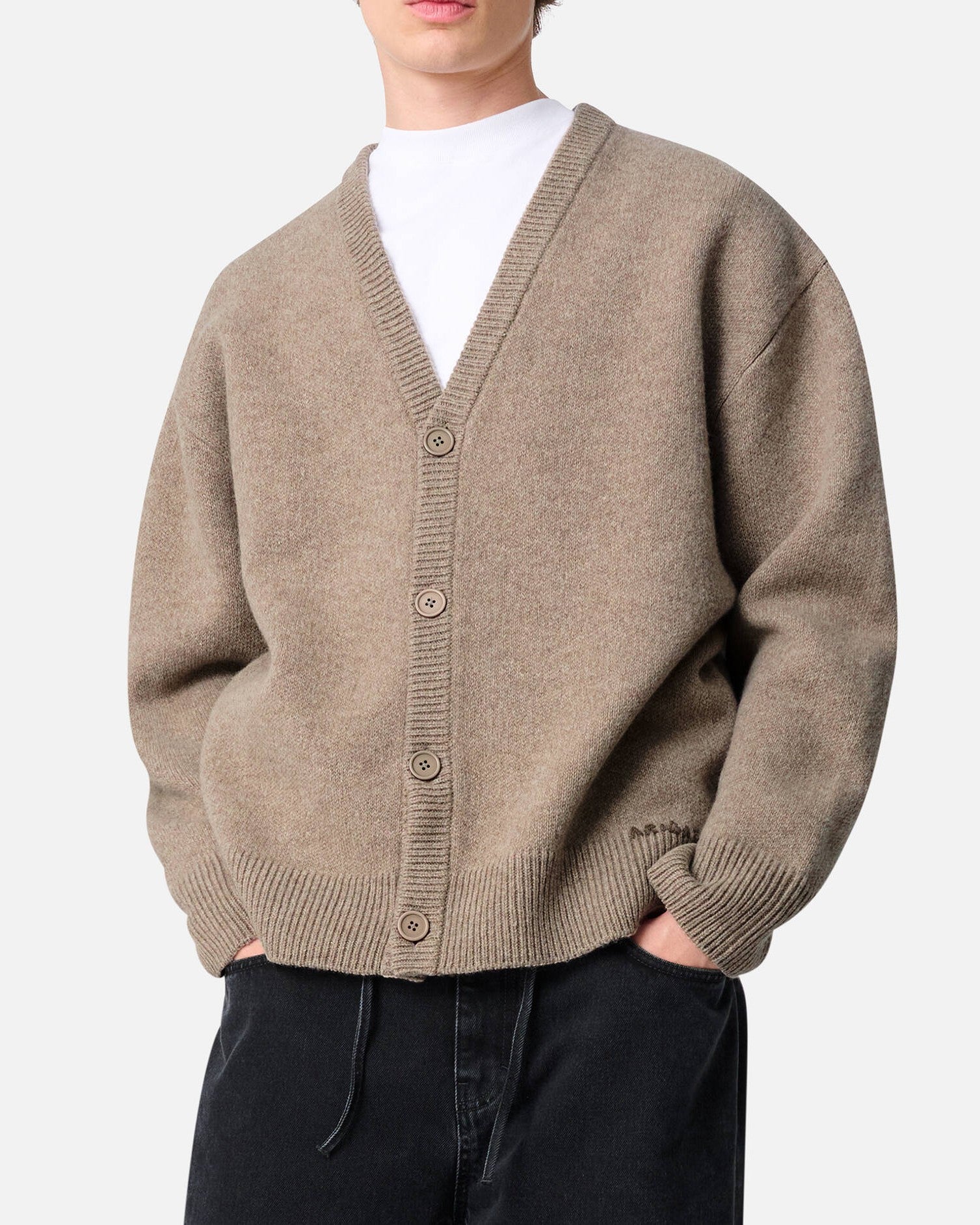 Milo Cardigan - Stone Brown