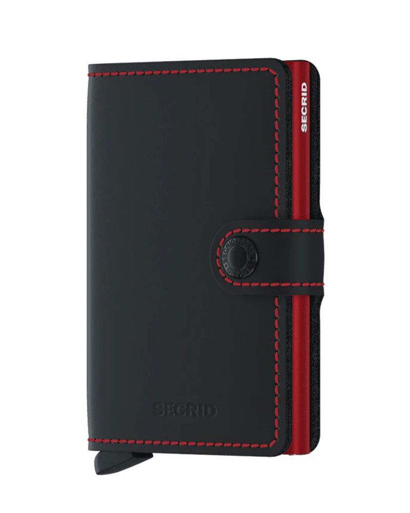 Miniwallet Matte Plånbok - Svart/Röd