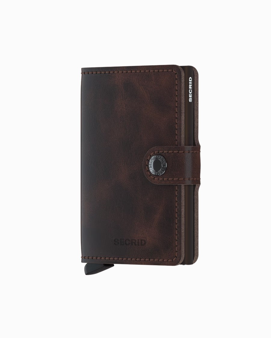 Miniwallet Vintage Plånbok - Chocolate