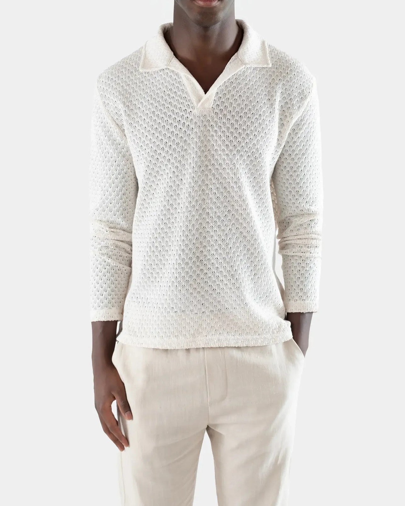 Nelson Crochet Skjorta - Vit