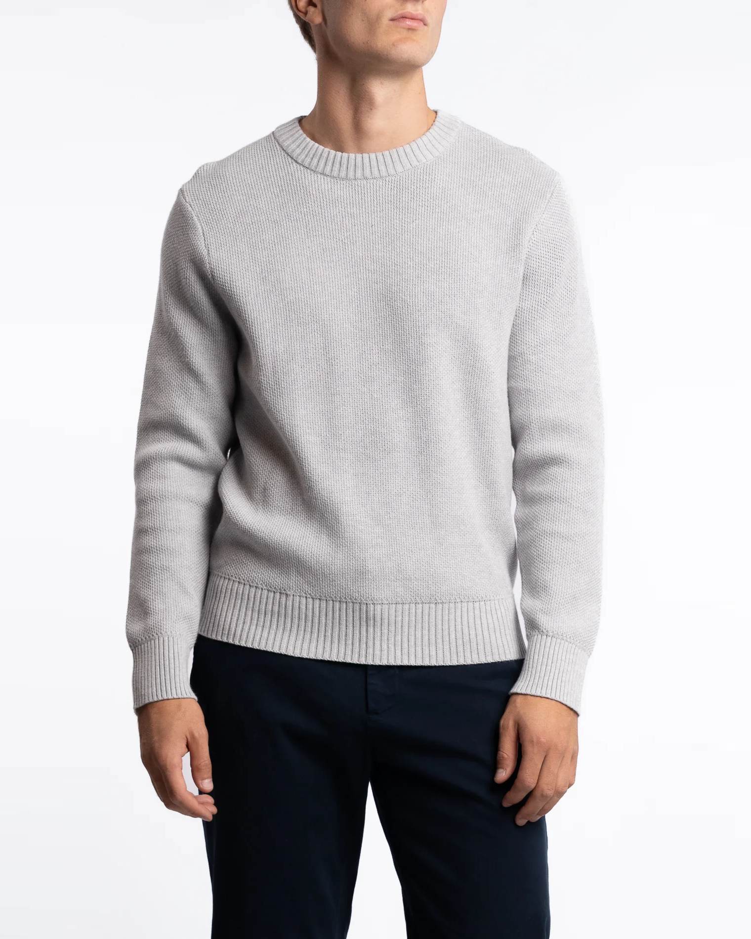 Oliver Structure Tröja - Grey Melange