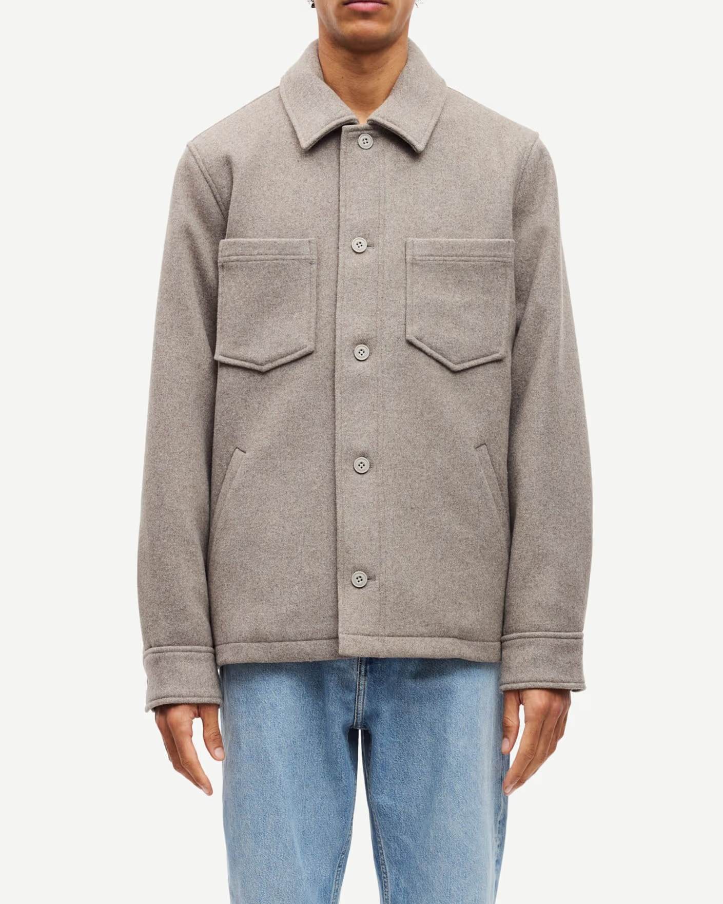 Pally Shirt Jacket - Elephant Skin