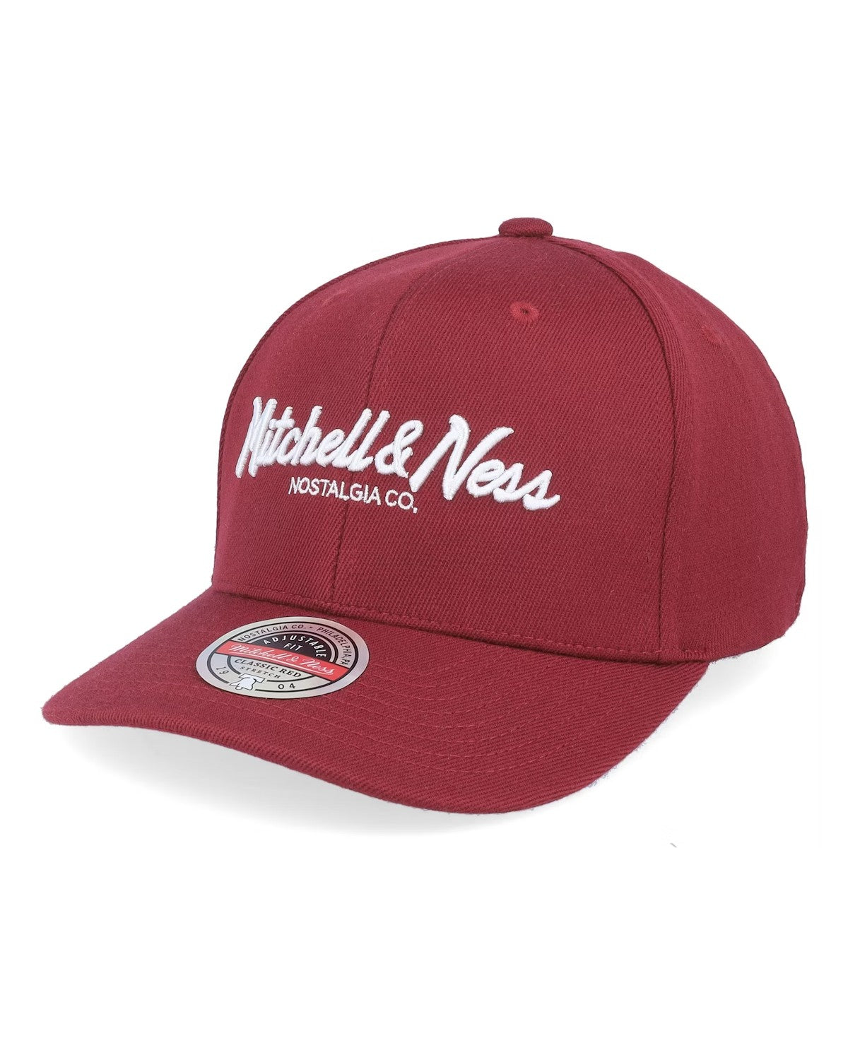 Pinscript Snapback Keps - Vinröd