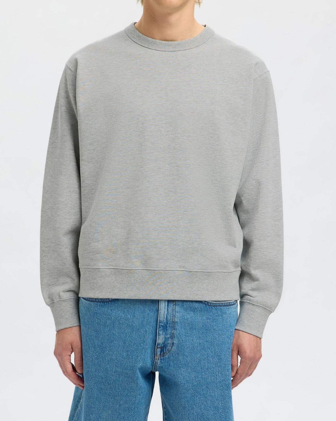 Relax Luke Tröja - Light Grey Melange