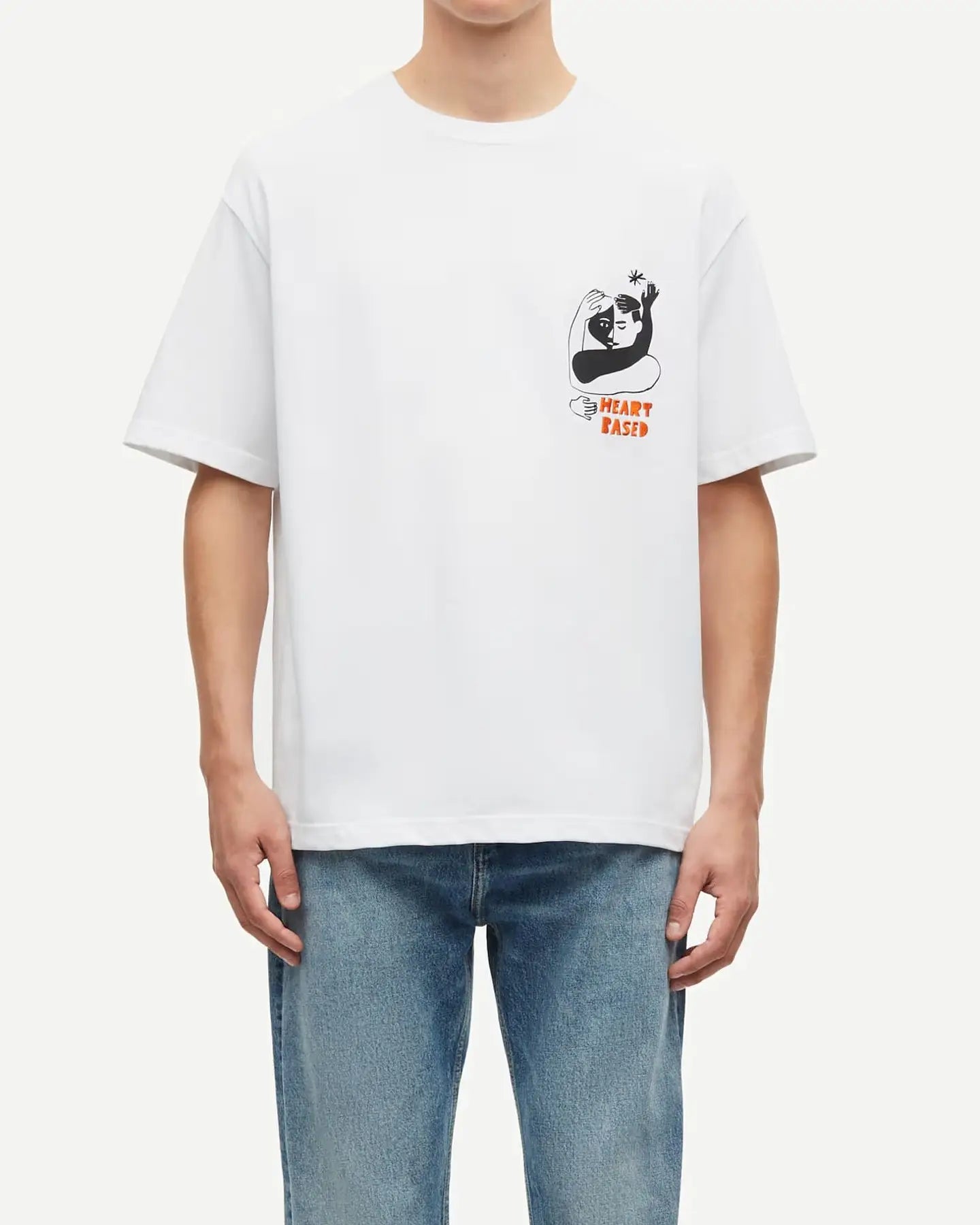 Saheart T-Shirt - Vit
