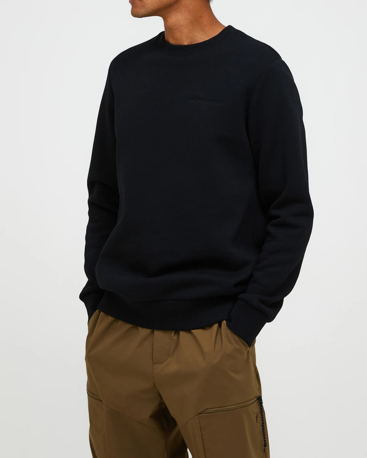 Peak Original Small Logo Sweatshirt - Svart