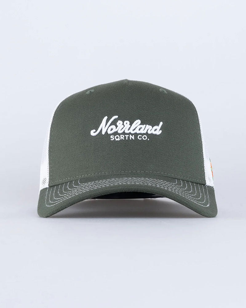 TGN Script Trucker Hooked Keps - Olive