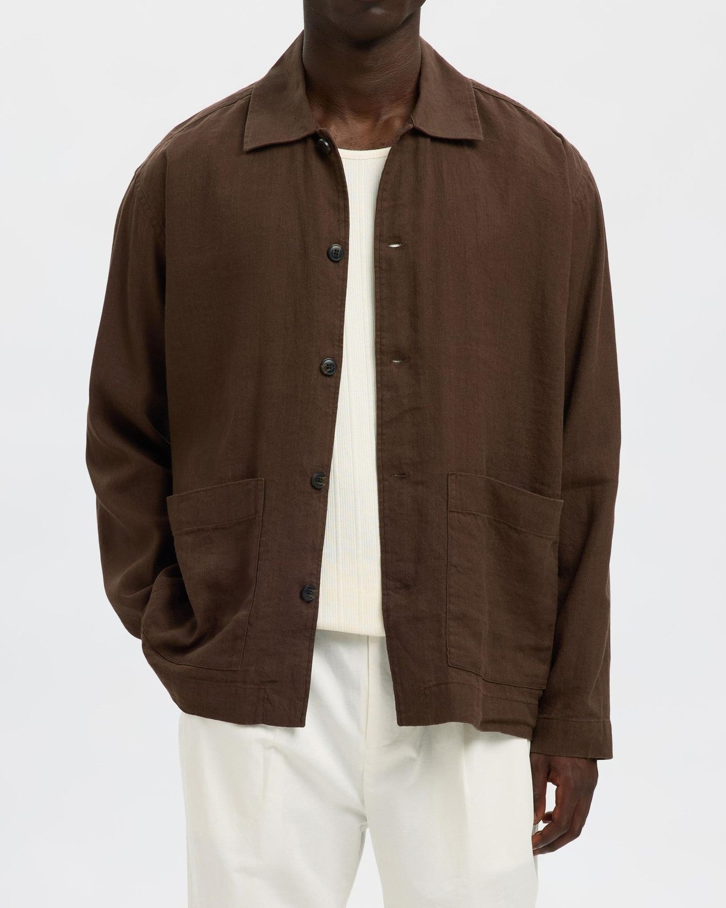 Tony Relax Overshirt - Demitasse