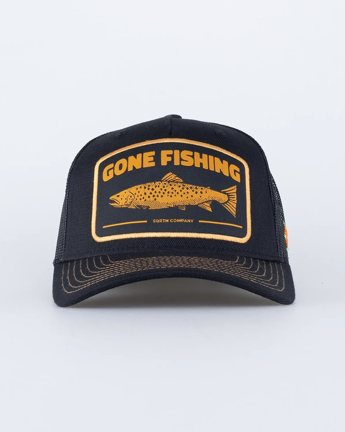 Trout Trucker Hooked Keps - Svart